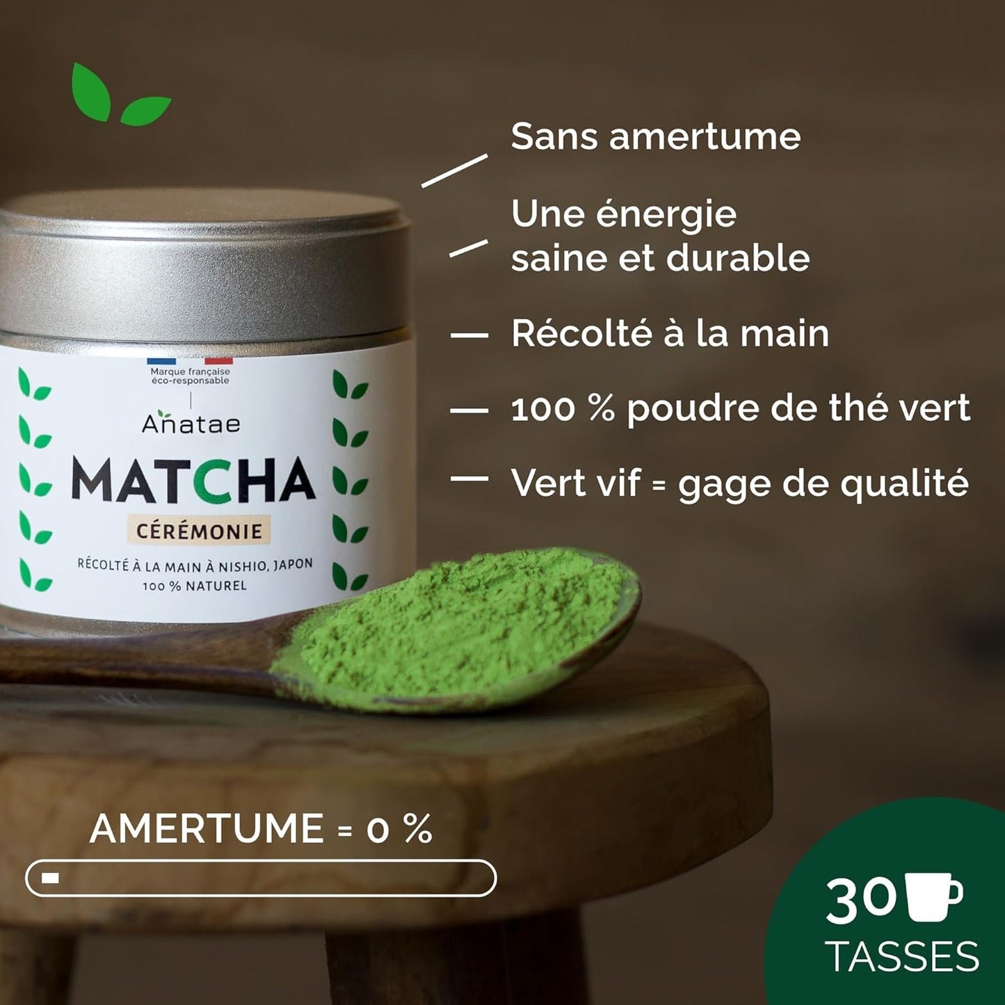 Matcha "CEREMONIE" bio Anatae 30 g