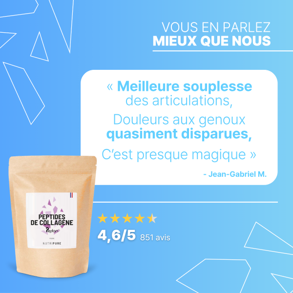Peptide de collagène Peptan® Nutripure - sachet de 310g