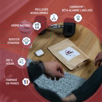 Pure Workout Nutripure - saveur myrtille - sachet de 315g (15 doses)