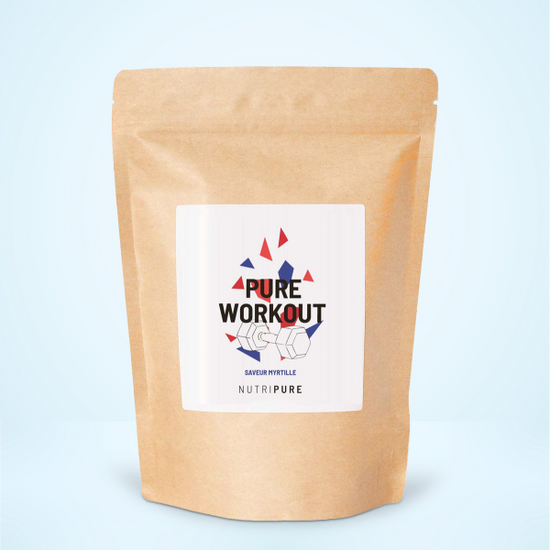 Pure Workout Nutripure - saveur myrtille - sachet de 315g (15 doses)