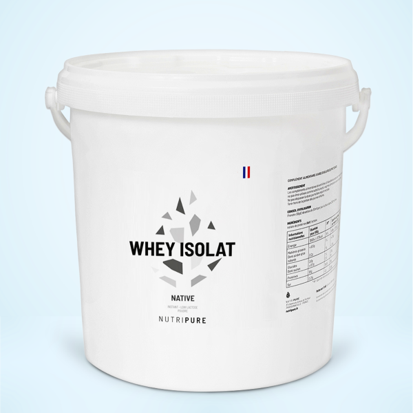 Whey Isolate native Nutripure - seau de 2 ou 4 kg
